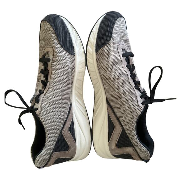 Men 11.5 WW SAS Suprhon Non-Slip Lace-Up Sneakers Shoes Pebble Gray Therapeutic - Picture 6 of 8